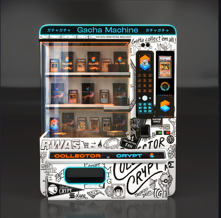 Collector Crypt Pokémon Gacha machine